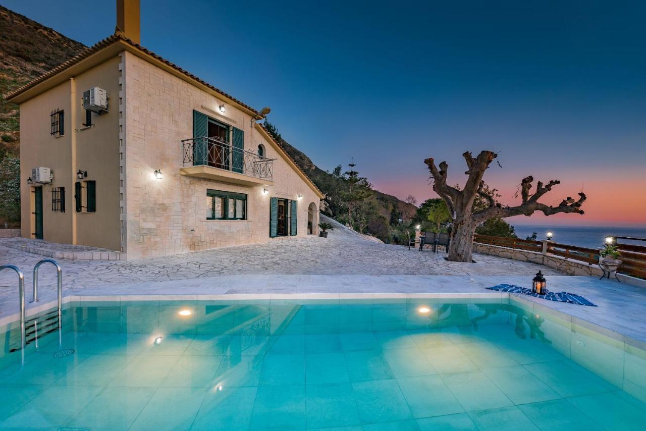 Villa Kanalos - Private Pool & Stunning Views, By Zantewize Kalamákion Extérieur photo